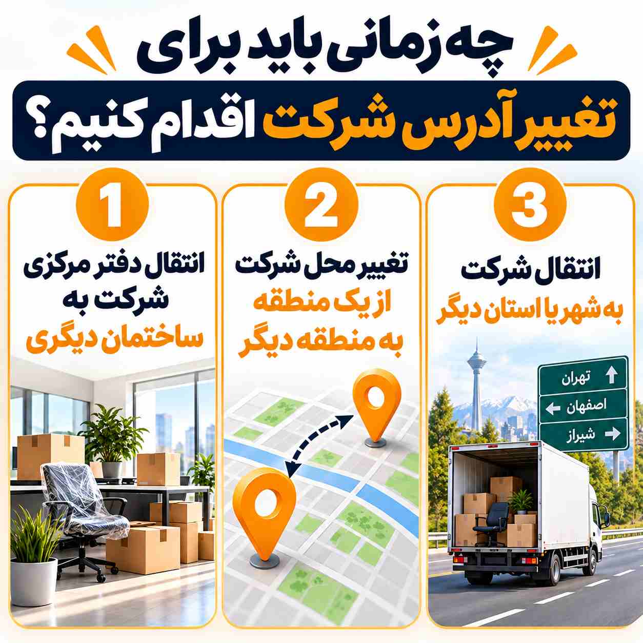 چه زمانی برای تغییر آدرس اقدام کنیم؟